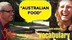 'AUSTRALIAN FOOD VOCABULARY'