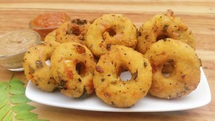 'New Breakfast Vada, Chawal Vada Recipe in Hindi by Indian Food Made Easy'