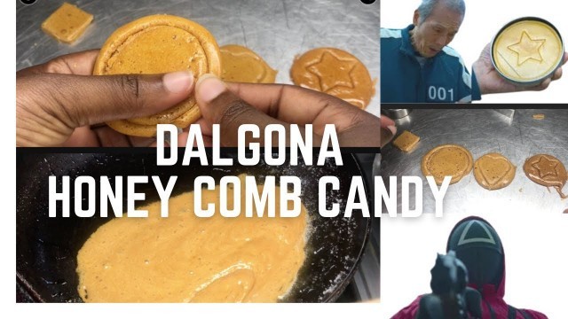 'HOW TO MAKE NETFLIX SQUID GAME DALGONA CANDY / HONEY COMB CANDY/ KOREAN STREET FOOD / NIGERIAN STYLE'