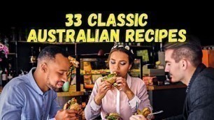 '33 Classic Australian Food Recipes'