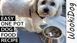 'HOMEMADE Dog food One-Pot Recipe ( For Fussy Eaters) Maltese Shih Tzu Wookidog'