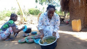 'African Village Life//Cooking Most Common Traditional Village Food'