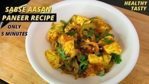 'PANEER RECIPE IN JUST 5 MINS | High Protein Paneer Recipe For MUSCLE BUILDING (WITH MACROS)'