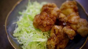'Karaage - Japanese deep-fried chicken | ASMR | Relaxing cooking sound'