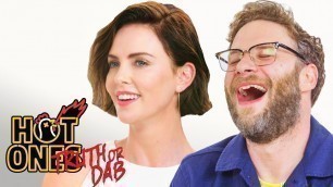 'Seth Rogen and Charlize Theron Play Truth or Dab | Hot Ones'