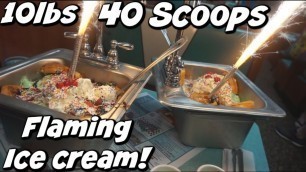 '10lb Kitchen Sink Ice Cream Challenge!! + Chocolate Covered Pickles - Man Vs Food'