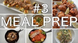 '★Japanese MEAL PREP #3★ Hamburger steak, Karaage, Yakitori,Ramen and more!  (EP143)'