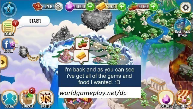 'Dragon City Hack Unlimited Gems and Food ♦ FAST Gems and Food in Dragon City Tutorial'