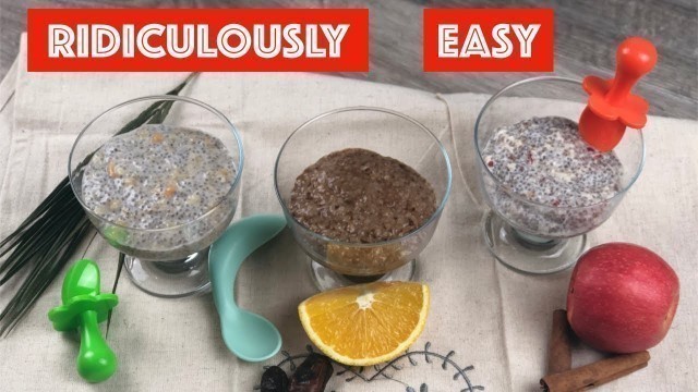 'Baby food recipes- Stage 2: Chia seed pudding recipe Healthy breakfast snack or dessert  #blwrecipes'