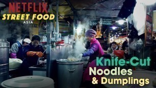 'Korean Ajumma featured in Netflix Street Food Asia: Knife-cut Noodles & Dumplings'