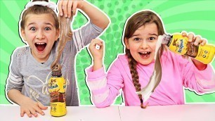 'Real Food vs Slime Food Switch Up Challenge!! | JKrew'