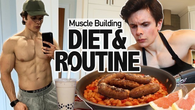 'My Diet & Routine To Build Muscle | Grocery Haul + Easy Recipes'