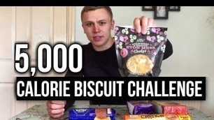 '5,000 CALORIE BISCUIT CHALLENGE | MAN VS FOOD'