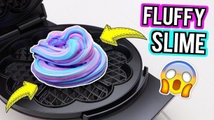 'EXPERIMENT WAFFLE IRON vs Fluffy Slime!'