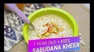 'Baby Food :Sadudana Kheer Recipes for 1+ toddlers & kids || Weight gaining recipes for kids'