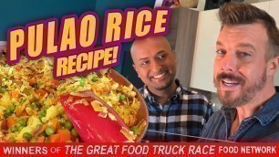 'QUARANTINE RECIPE: Rice 3 Ways: Pulao with Chef Navin + Andrew Pettke from The Great Food Truck Race'