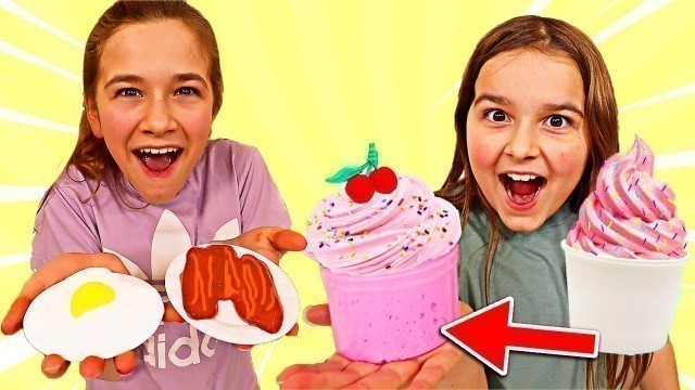 'WHO CAN CREATE THE BEST FOOD SLIME CHALLENGE!! | JKREW'