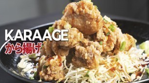 'How to make Karaage | Japanese deep fried Chicken | 唐揚げ | recipe | Popcorn Chicken'