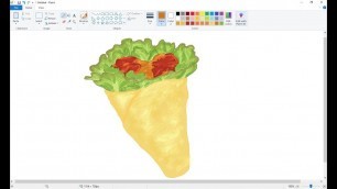 'How I Draw Sumire Karaage Roll from Food Wars!: Shokugeki no Soma | How to Draw Anime MS Paint'