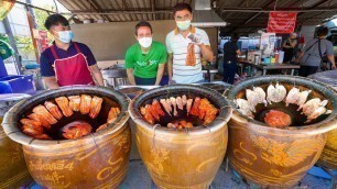 'Tandoori Pork Belly!! THAI STREET FOOD - Insane Meat Tour in Chiang Mai, Thailand!'