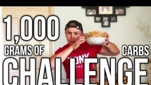 '1000 GRAMS OF CARBS CHALLENGE | MAN VS FOOD | EPIC CHEAT DAY'