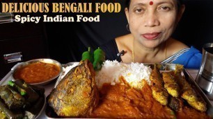 'Indian Food Mukbang Delicious and Spicy Food'