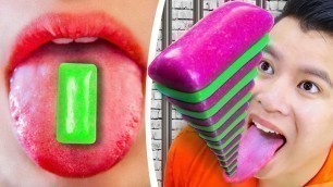 'GREEN VS PINK FOOD CHALLENGE IN JAIL | EATING ONLY 1 COLOR FOR 24 HOURS | LAST TO STOP EATING WINS!'