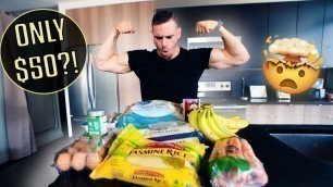 'The $50/Week Muscle Building Grocery List (All Foods Revealed)'