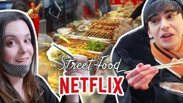 'ABBUFFATA di STREET FOOD nei posti consigliati da NETFLIX ft. Seoul Mafia'