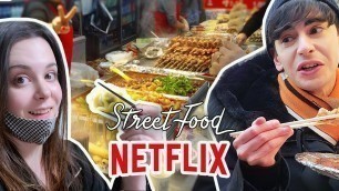 'ABBUFFATA di STREET FOOD nei posti consigliati da NETFLIX ft. Seoul Mafia'