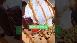 'Satisfying food slime | Asmr videos | TikTok Compilation #Shorts'