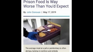 'They complain about the quality of prison food then pour bleach on food for the homeless.'
