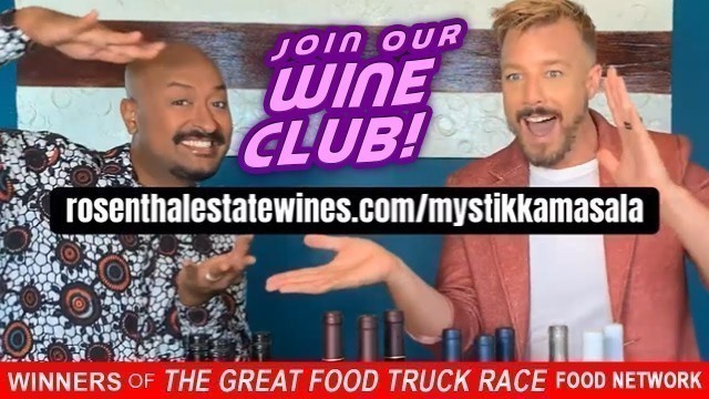 'JOIN OUR WINE CLUB! A partnership with Rosenthal Estate Wines - Malibu, CA | Great Food Truck Race'