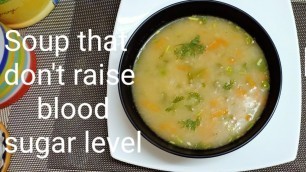 'Diabetic soup recipe/in tamil/Millets soup/Diabetic diet recipes'