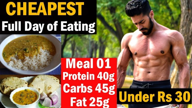 'Full Day of Eating | Muscle Building | Indian Bodybuilding Diet'