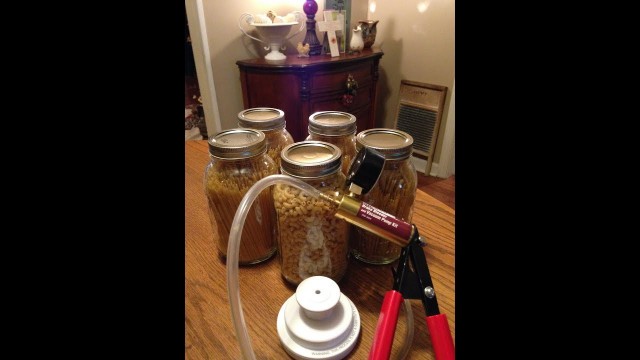 'Vacuum Seal Mason Jars With A Brake Bleeder SHTF'