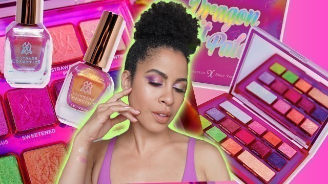 'CLIONADH COSMETICS X Emily Violet Marie Dragon Fruit Palette + Nail Polishes | Alicia Archer'