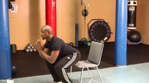 'Chair Squat for Your Butt : Functional Fitness Tips'