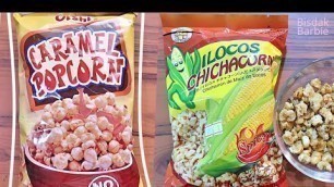 'Filipino Junk Food Snacks #5 OISHI Caramel Popcorn + CHICHACORN * Pinoy Favorites'