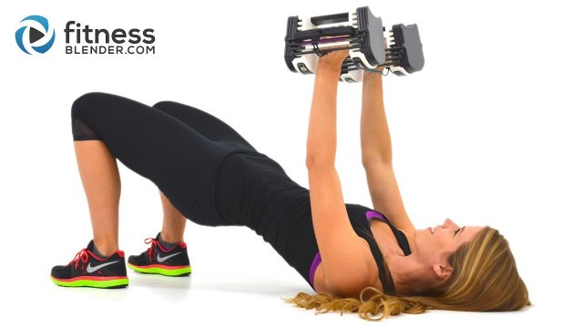 'Upper Body Superset Workout with Fat Burning Cardio Intervals - Arm, Chest, Back & Shoulder Workout'