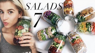 'Meal Prep With Me: 7 Mason Jar Salads'