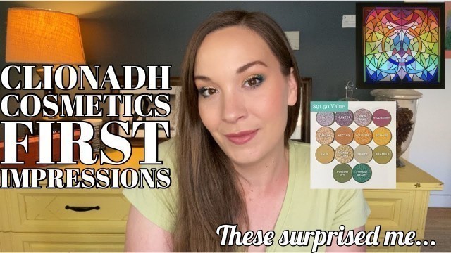 'Indie Makeup Spotlight | Clionadh Cosmetics Stained Glass and Woodlands | First Impressions'