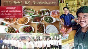 'Hotel Rk Gardenia | Amazing food at Chandapura | kannada food review | kiran\'s food review & vlogs'