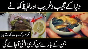 'The Most Amazing FOOD EVER  SEEN | Would You Eat That? Urdu Cover'