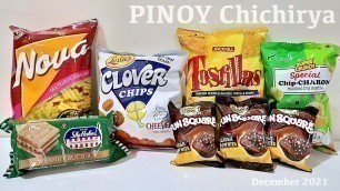 'Filipino Junk Food Snacks #3 NOVA Clover Chips SKYFLAKES Rebisco'
