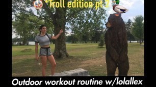 'Fitness blender Ruuber Band WORKOUT ROUTINE w lolallex *TROLL EDITION*/PT2'