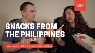 'Americans Trying Filipino Junk Food'