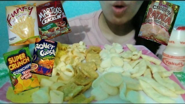 'FILIPINO SNACKS ASMR | *JUNK FOOD | *CRUNCHY EATING SOUNDS'