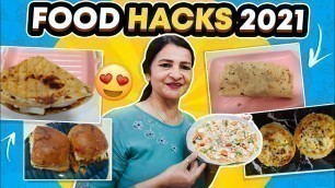 'Testing Out Viral Food Hacks!! Amazing Food Hacks 2021'