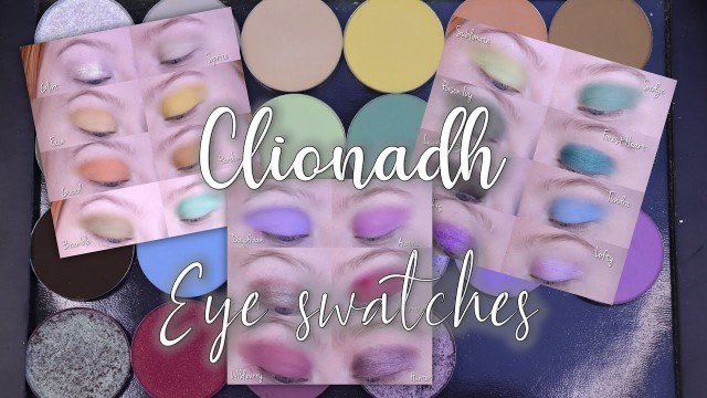 'Clionadh Cosmetics Eye Swatches'